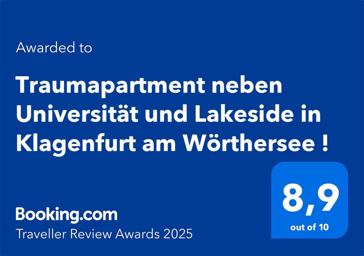 Traumapartment Neben Universitaet Und Lakeside In Klagenfurt Am Woerthersee ! 외부 사진